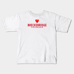 Breckenridge Colorado Kids T-Shirt